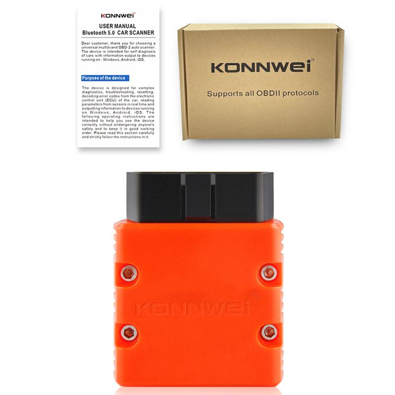 KONNWEI ELM327 V1.5 OBD2 Scanner Bluetooth 5.0 KW902 Car Diagnostic Tools ELM 327 V 1 5 OBD 2 Auto Code Reader For Android iOS