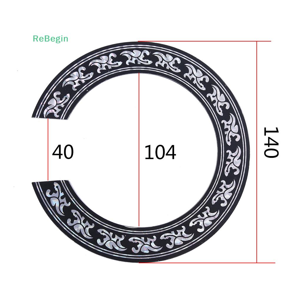 104mm 94mm Inch Size Hard PVC Guitar Circle Sound Hole Rosette Inlay
