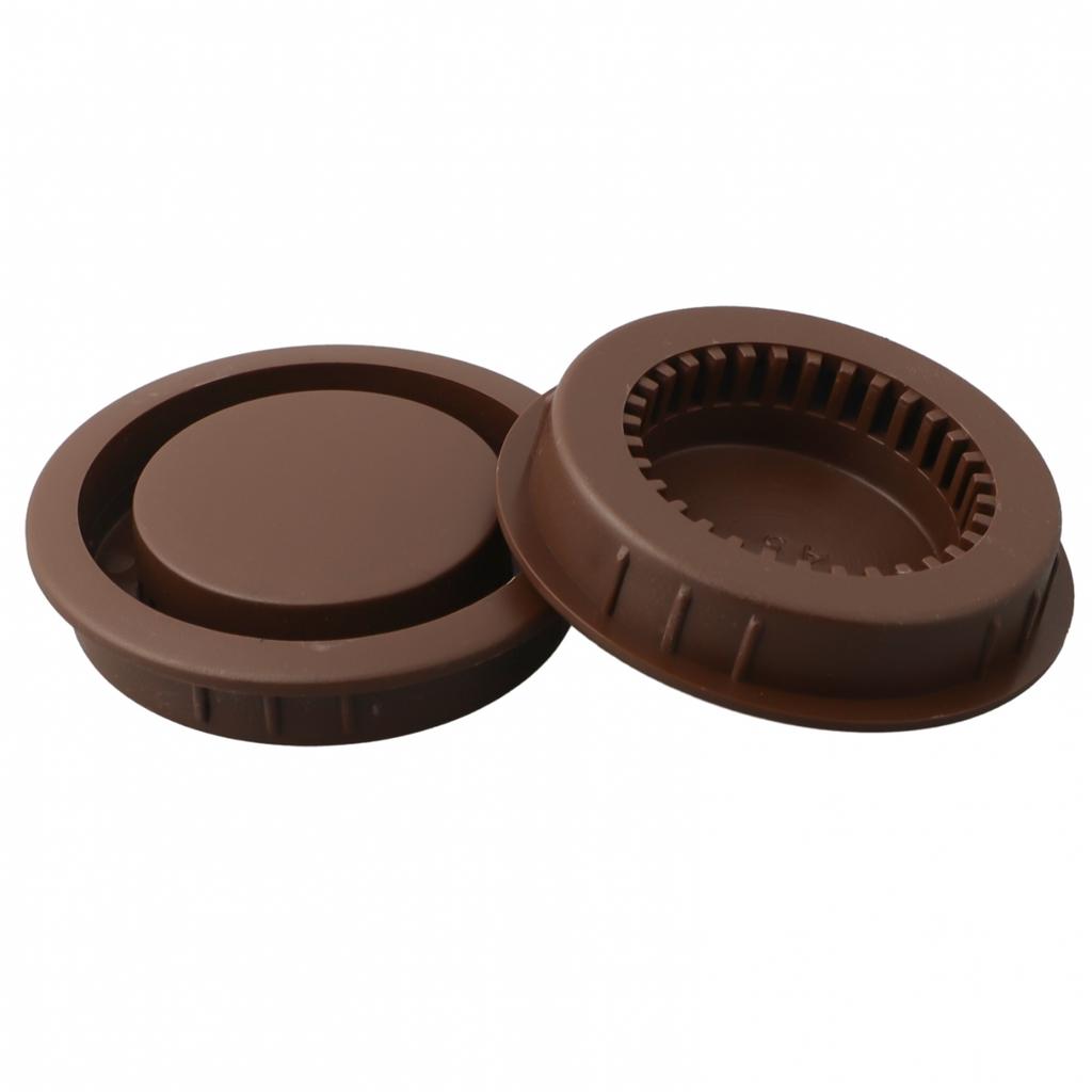 50mm Cabinet Vents ABS Plastic Air Vent Decor Grey/Black/Brown/White