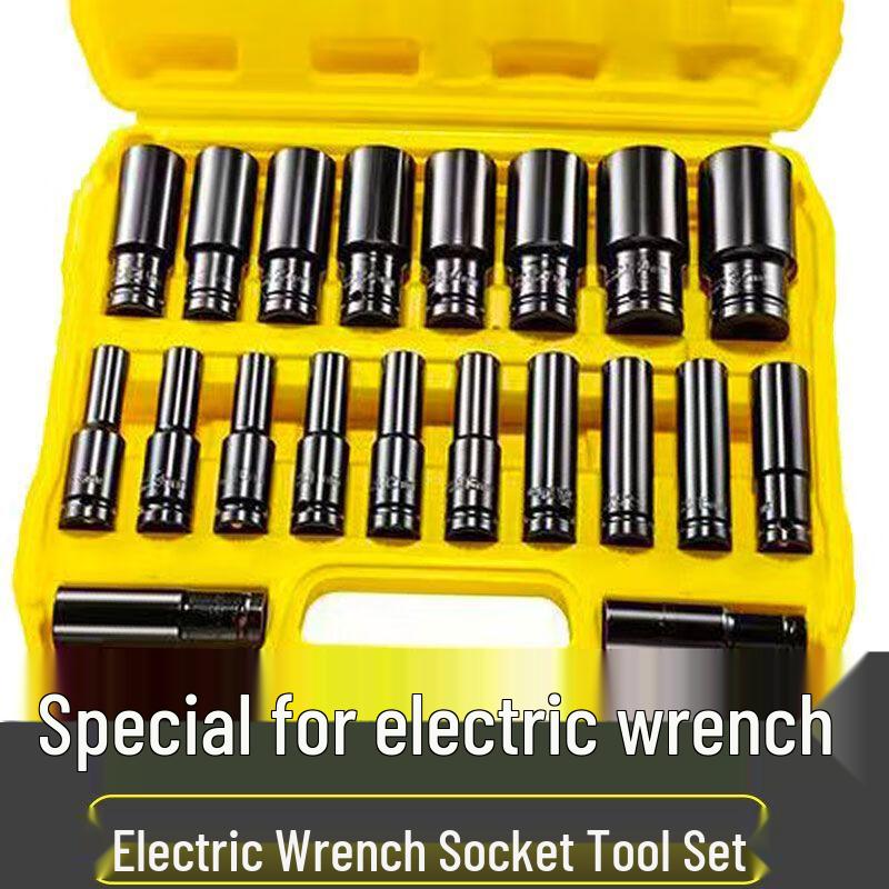 Wenzhi Extended Hex Electric Wrench Socket Set