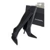 2024 Herbst Damen Schlangenmuster Spitz Stiefel