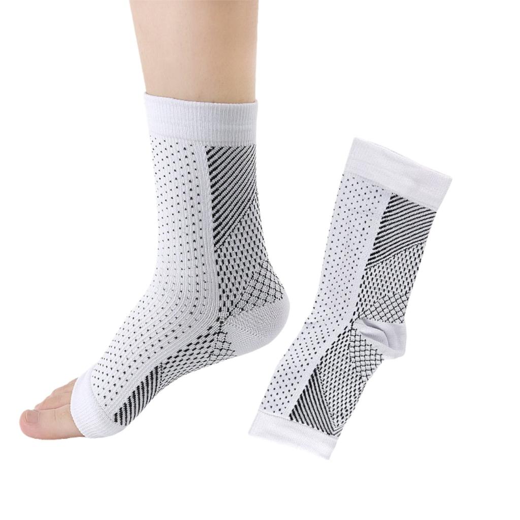1 Paar Elastische Leichte Kompressions-Sportsocken-Ärmel Funktionale Druck-Schrumpf-Socken Knöchelstütze Bandage Socke Für Fitness