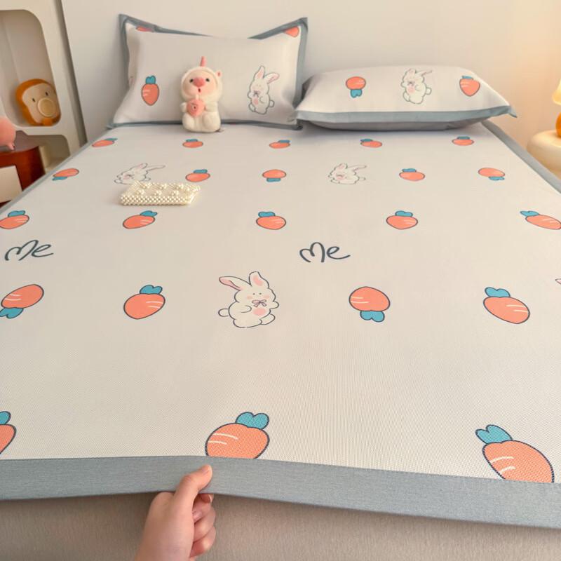 

Набор охлаждающих постельных матов Handun с мультяшным принтом, стирающийся в машине, из ледяного шелка