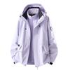 Men Women Winter Waterproof Windproof Hiking Jacket With Removable Down Liner Outdoor Camping Trekking Travel