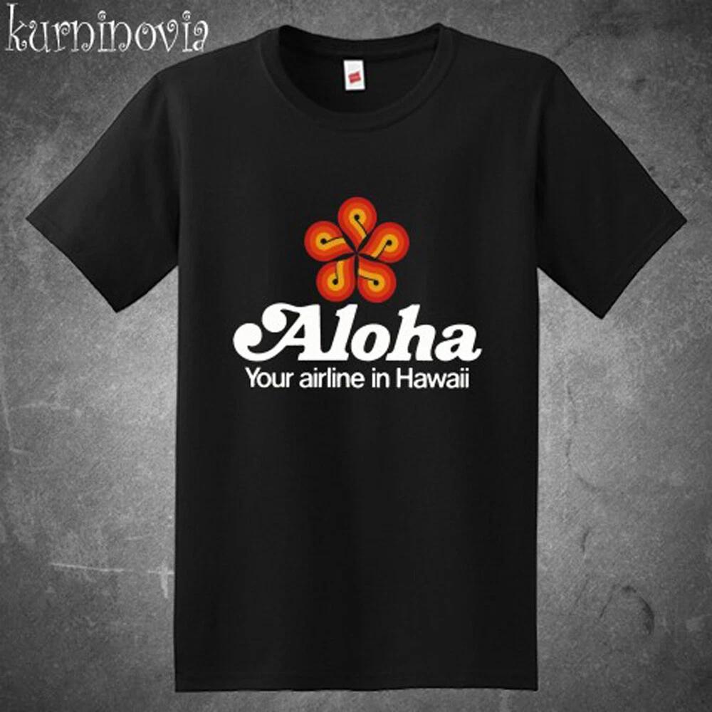 Men s and Women s T-shirts Aloha Airlines M