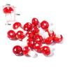 10-20Pcs 16x12mm Liuli Silica Lampwork Mushroom Beads Colourful Loose Glass Beads For Needlework DIY Jewelry Making Accessories