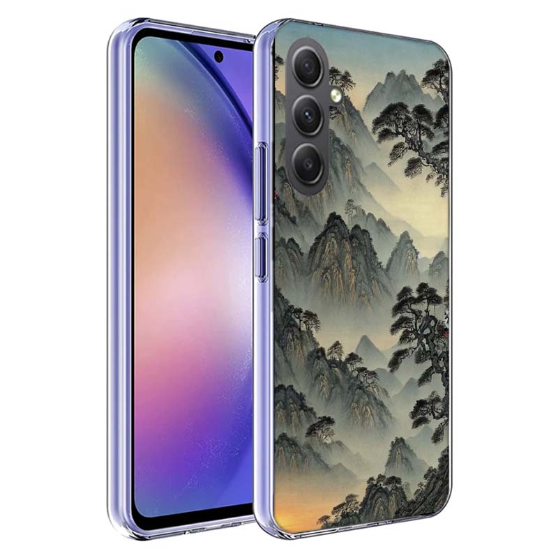Chinese Style ink Painting Art Phone Case for Samsung A17 A37 A57 A07 A16 A26 A36 A56 A06 A02S A12 A22 A32 A52S A04S A14 A24 A34