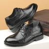 Men's Height-Increasing 8CM Formal Leather Shoes - Korean Style, Pointed Toe, Breathable, Casual, British Trend