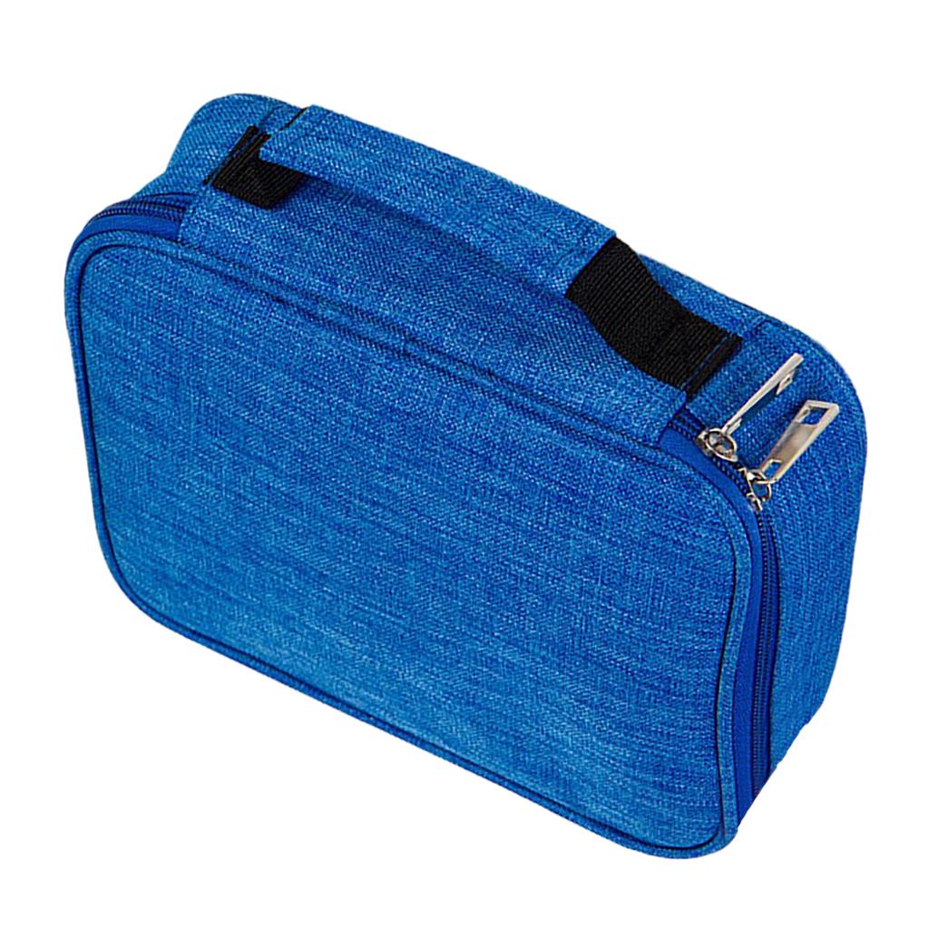 Pencil Pouch Big Capacity Waterproof Detachable Portable Pencil Pen Case Bag Holder for Cables