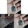 Gothic Punk Bat Book Chain Necklace For Women And Men With Alloy Material