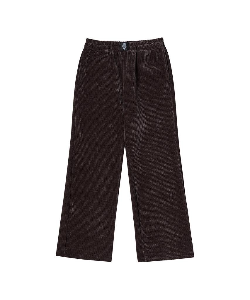 AWESOME STUDIO Corduroy Velour Sweatpants Light Beige