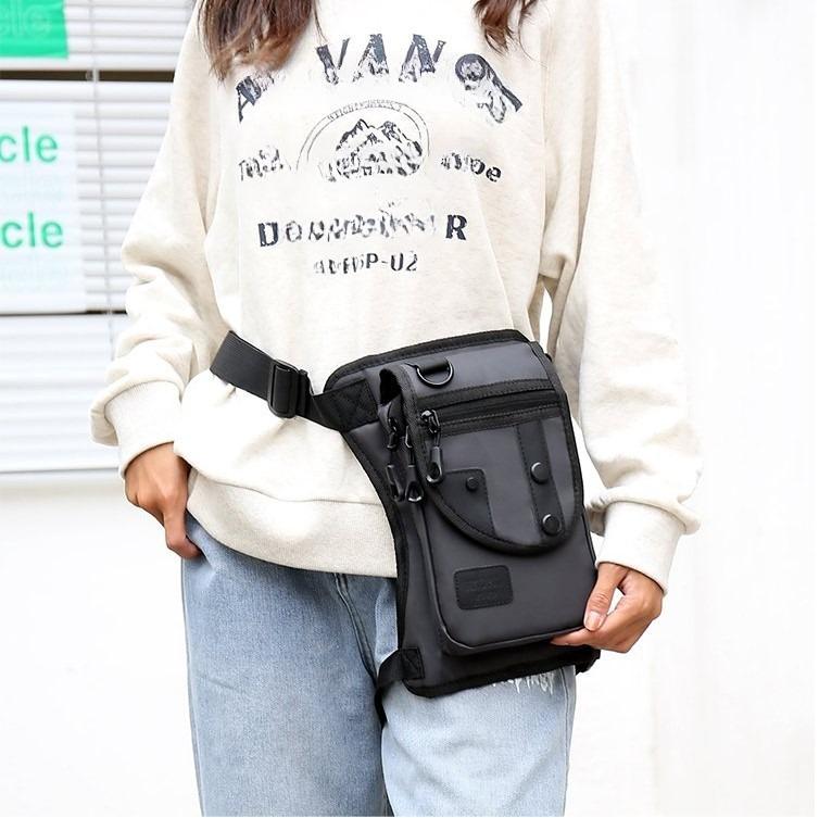 Outdoor Travel Waist and Leg Bag for Men and Women, Cycling Tactical Multifunctional Trendy Sports Waist Bag, Fishing Gear Bag