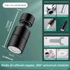 360° Dual Function Anti-splash Bubbler Kitchen Tap Aerator Bathroom Rotatable Extension Faucet Filter Dual Mode Bubbler Nozzle
