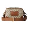 Gucci GG Emblem Monogram Adjustable Detachable Shoulder Strap Zipper Closure Coated Fabric Crossbody Bag Small Men Bags 821155-FAED3-9786