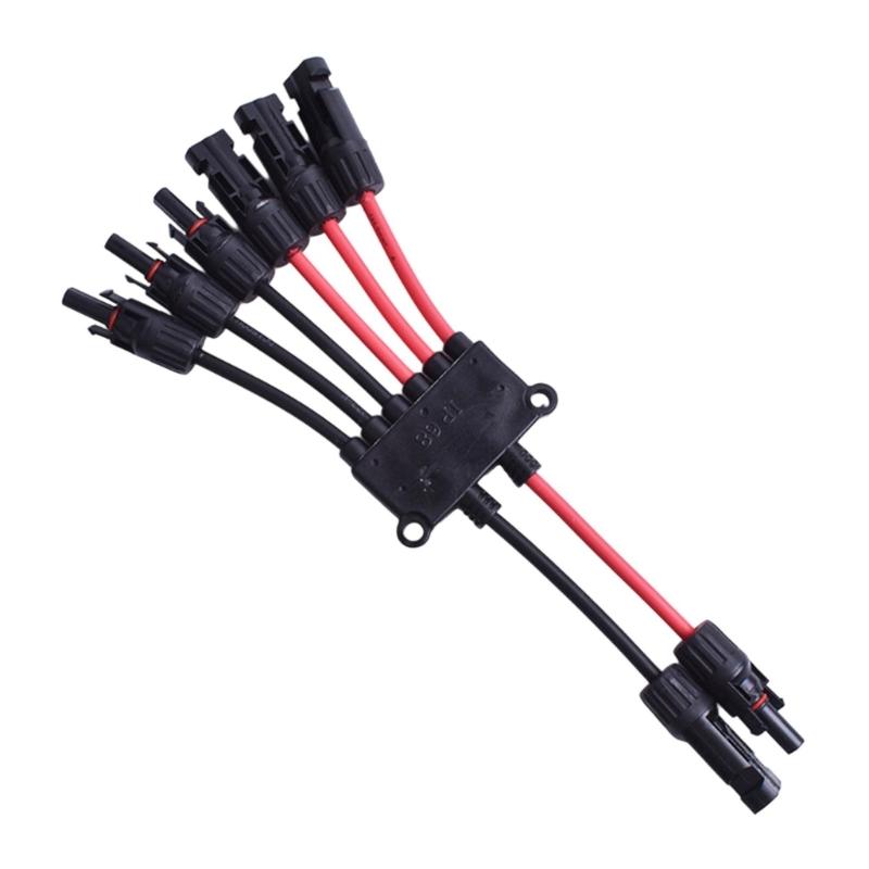 Wytrzymała obudowa PC Złącze Y Solarne Wodoodporne Rozgałęźnik do Łatwego Połączenia Wielu Kabli w Projektach Solarnych