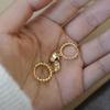 Gold Heart & Star Drop Earrings - 2023 Niche Design, Trendy High-End Ear Clips for Women