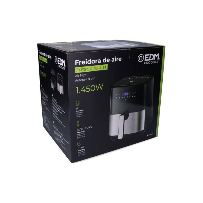 Friteuse à air - EDM - 07790 - 1450 W - 5 L - Écran LED