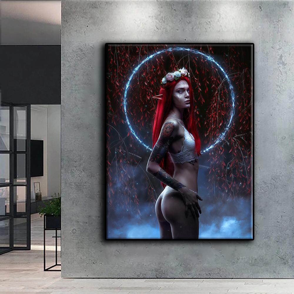 Diamond Painting Cyberpunk Sexy Art Embroidery Cross Stitch Rhinestone Home Decor