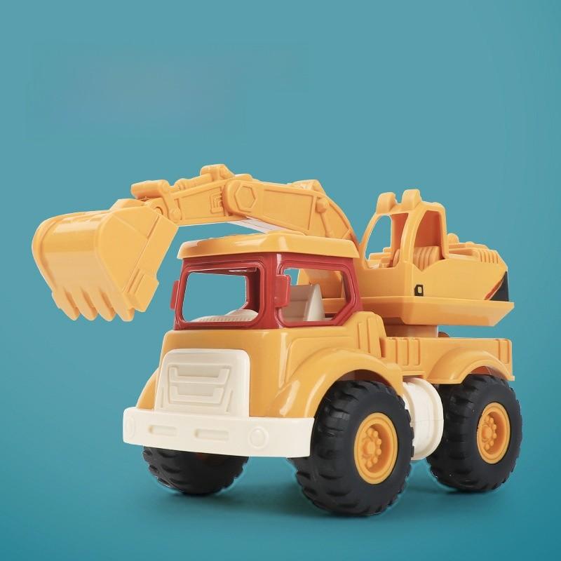 Excavator Truck Dump Mixer Truck Crane Children Construction Toys Vehicle