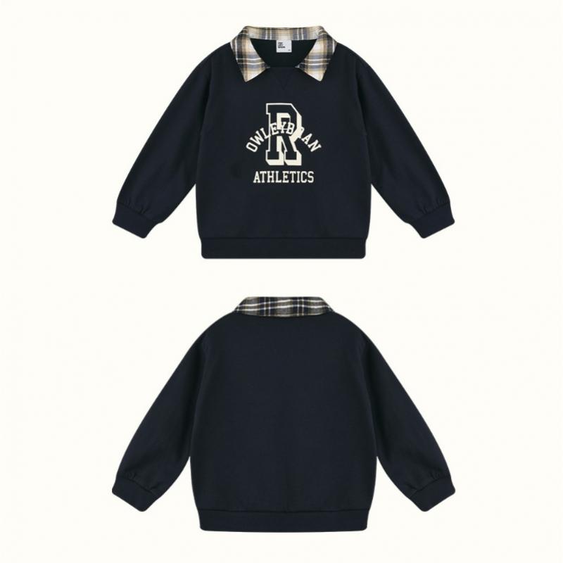  Olivan  School Symbol Skirt Top And Bottom Suit  Navy 