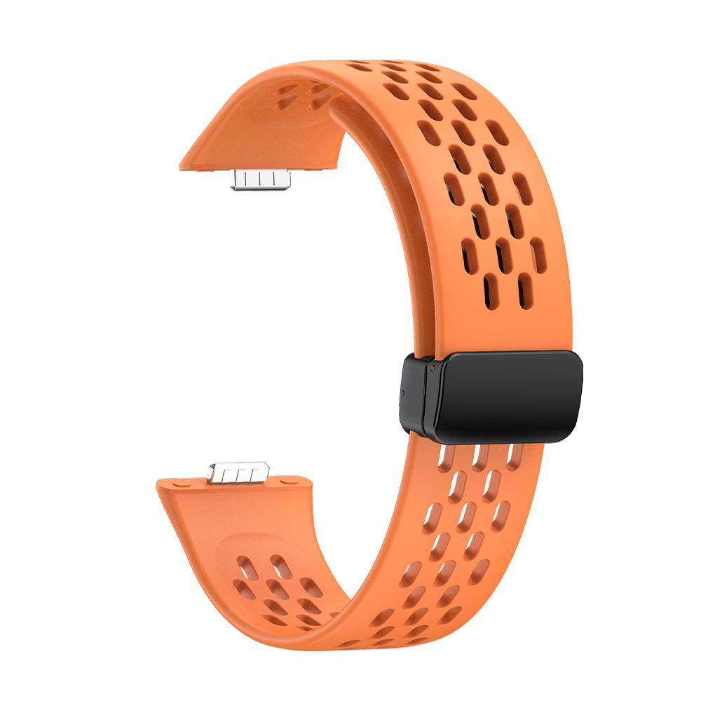 Magnetic D Folding Buckle Silicone Band For Huawei Watch Fit 3 Strap for HUAWEI Fit3 Sports Bracelet Watchband