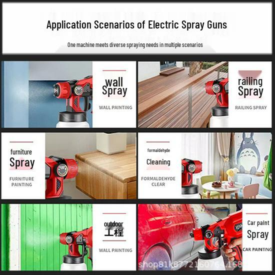 Electric Paint and Disinfection Spray Gun for Household Latex Paint