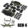 Tactical Wendy Helmet Adjustable Suspension System Fast MICH Helmet Protective Pads Gen4 Memory Spongy Foam Pad Helmet Accessory