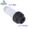 5pcs High Pressure Washer Water Filter 3/4 Female and Male Thread Strainer Filter Screen for Karcher Car Cleaning Accessories