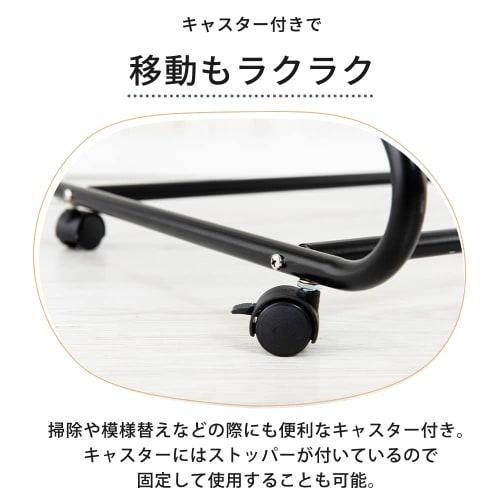 Set of 2 Iris Plaza Clothes Racks, Slacks Hangers, Holds 20 Clothes, with Casters, Compact Storage (72cm W x 69.5cm H x 43cm D), SLKH-43, White