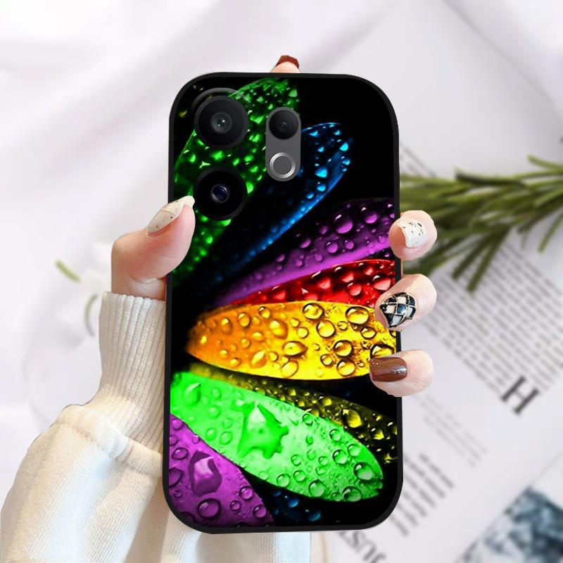 Case For Vivo X200 FE Phone Cover Stylish Painting Soft TPU Silicone Case For VIVO S30 Pro Mini Shockproof Bumper Funda X200FE