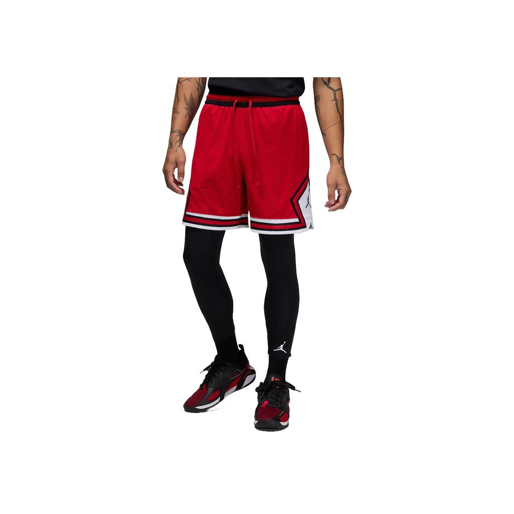 Jordan Sport Diamond Mesh Dri-Fit Shorts Red/Black/White Men Streetwear HF9910-687