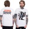 Iowa Goat Shadow White Slipknot Band T-Shirt Baumwolle Grafik-T-Shirt Herren Damen Sommer Streetwear
