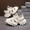 Children's Sports Sandals 2025 New Summer Boys Breathable Soft-soled Beach Shoes Bag Head Dad Shoes Heightening Sandals