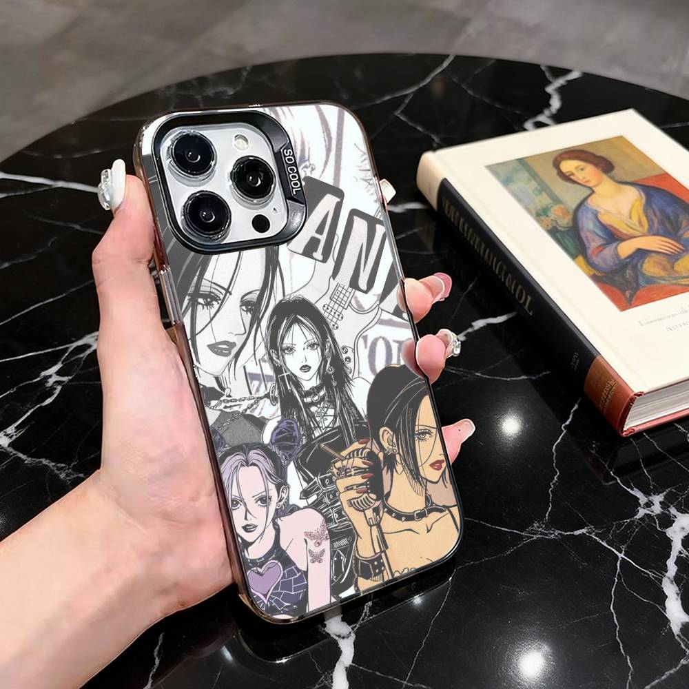 Cool Girl O-Osaki NO N-Nana-es Phone Case For iPhone 17,16,15,14,13,12,11 Plus,Pro Max,XS,Colorful Silver Phone Case Funda Cover