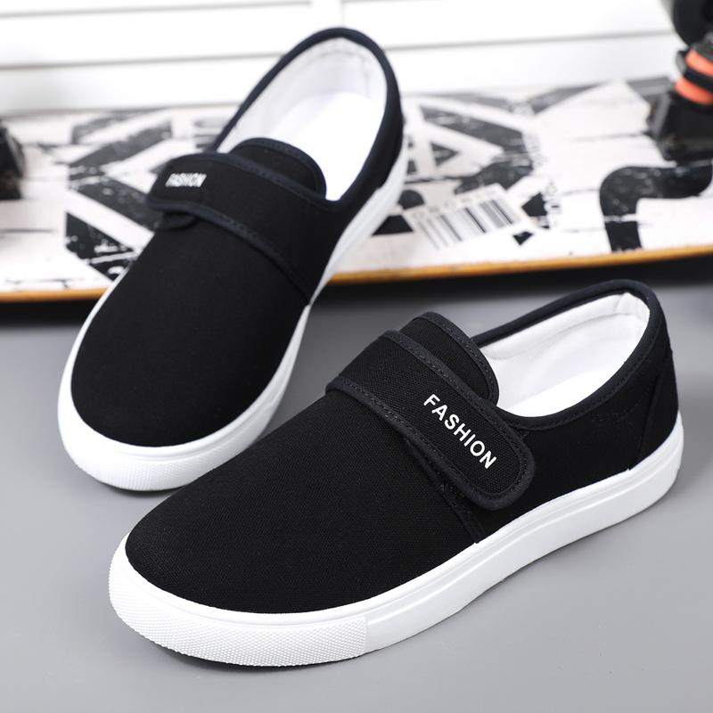 Men's Canvas Shoes Fashion Causal Men Vulcanized Sneakers Slip On Men's Plimsoll Male Trainers Trend Summer Outdoor Loafers Shoe