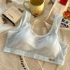 - Year Old Girl Development Period Underwear Fixed Cup Big Chest Small Junior High School Student High School Student Sports Shock Vest