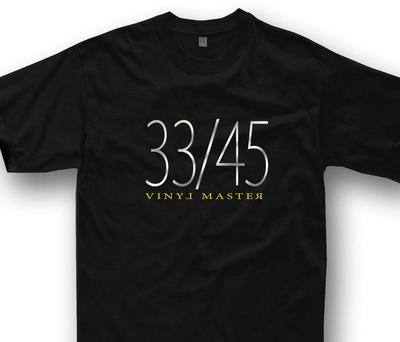 Vinyl Master T Shirt DJ Gift Deejay Technics Turntable 33/45 Music T Shirt