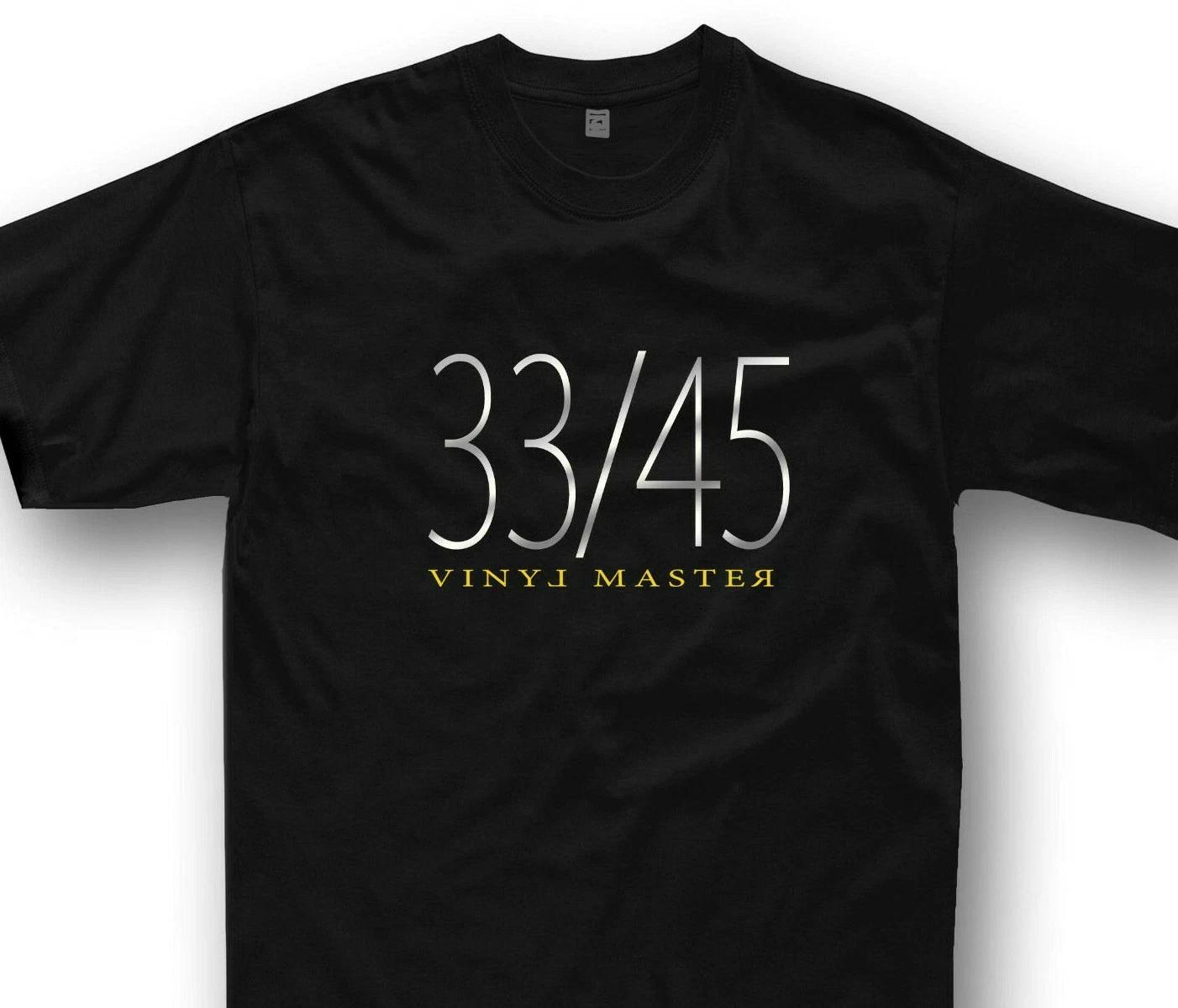 Vinyl Master T shirt DJ gift deejay technics turntable 33/45 music T shirt 2XL
