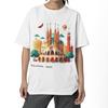 Barcelona Spain T-Shirt Travel Tee Tourist Cruise Gift for Boy Girl Mom Mama Dad Grand Family Friend Sister Brother Crew Team Party
