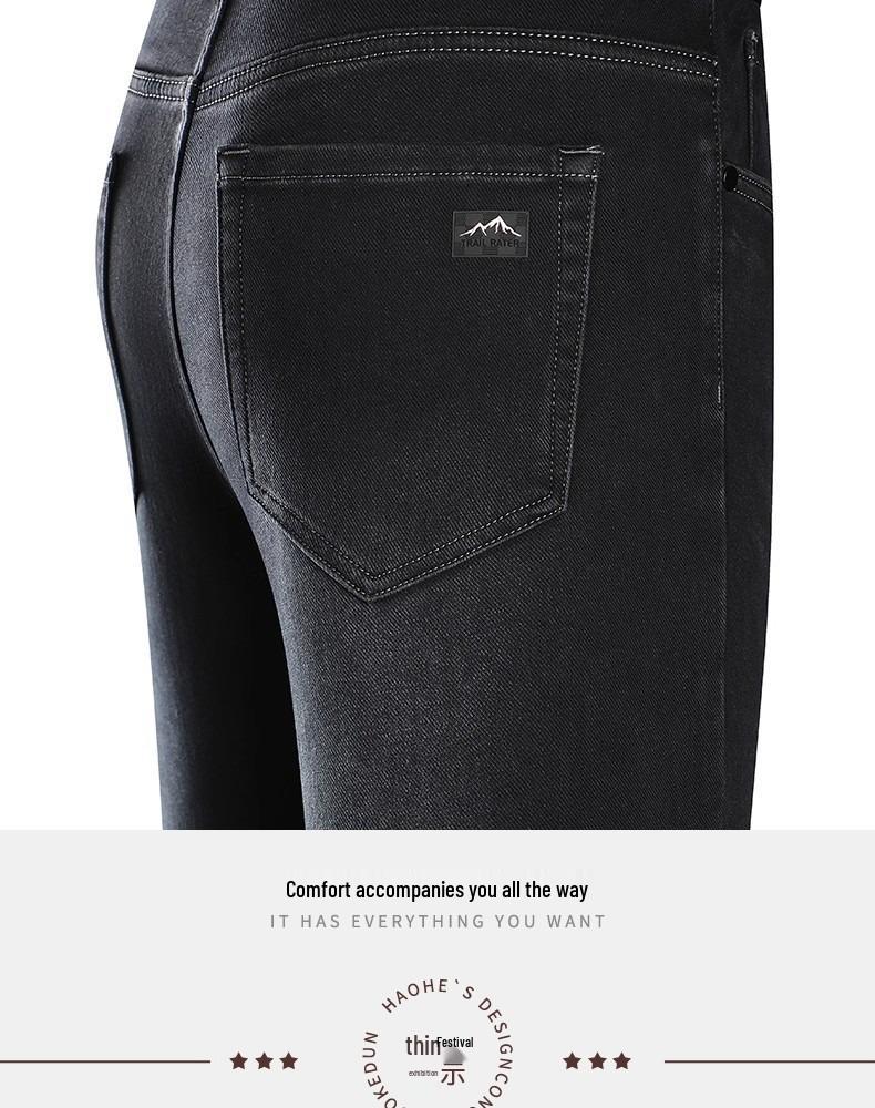 Men's American Retro High-End Straight Loose Jeans - Casual, Durable, Versatile Autumn Pants