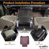 Car Armrest Cover Compatible with Land Rover Defender 90 110 130 2020-2026 | ABS Center Console Armrest Lid,Protector Cover,Anti-Scratch,Decorative