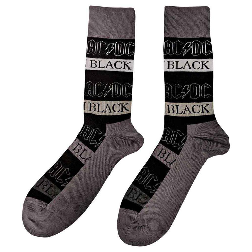 AC/DC Unisex Adult Back In Black Ankle Socks