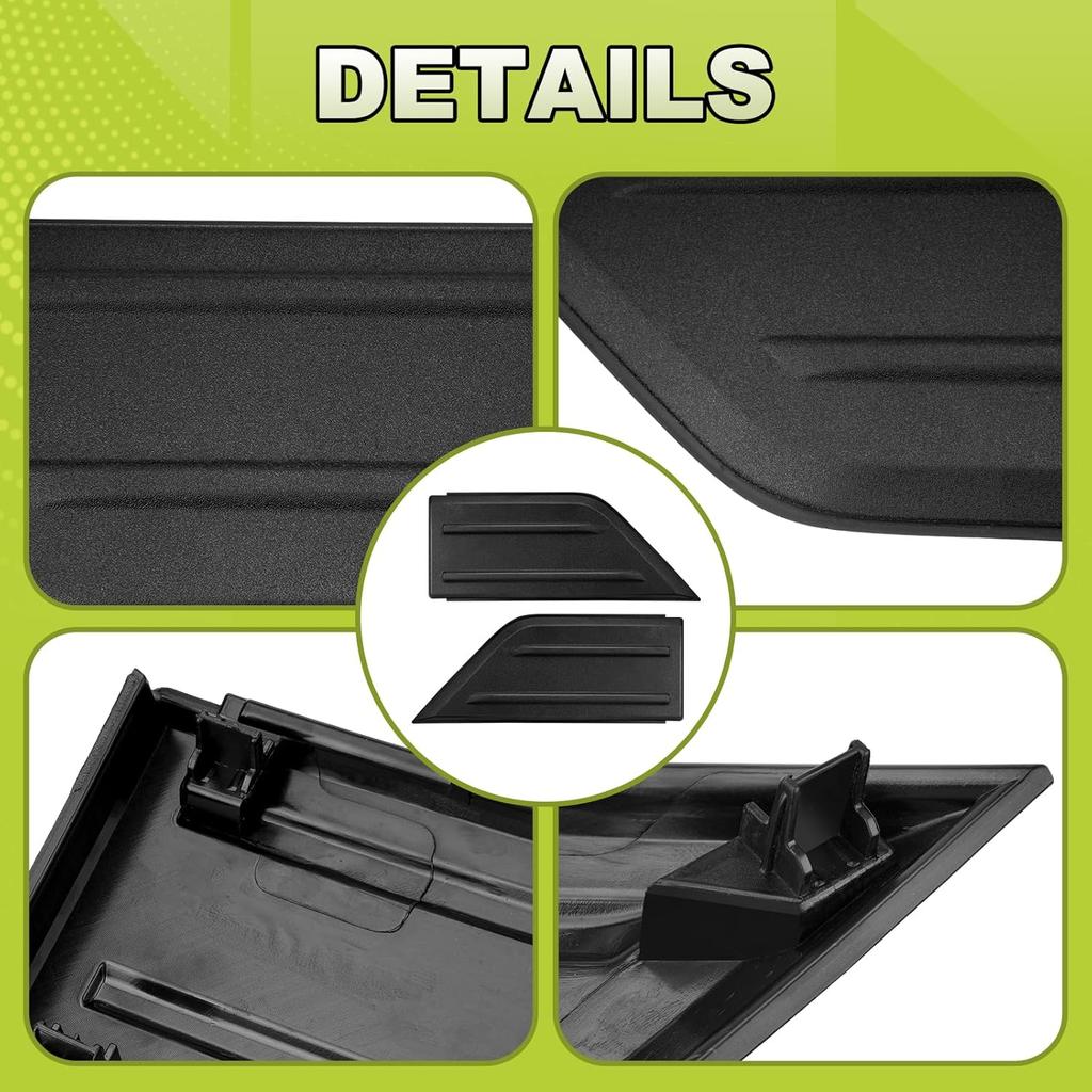 2Pcs F150 Front Bumper Repair Guards Pads Cover Ert Cap Compatible With Ford F-150   , Replace# ML3Z-17E810-AA ML3Z-17E811-AA For Left & Right Side