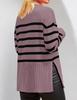 Women's Striped Knit Pullover Sweater - Autumn/Winter 2025 Collection