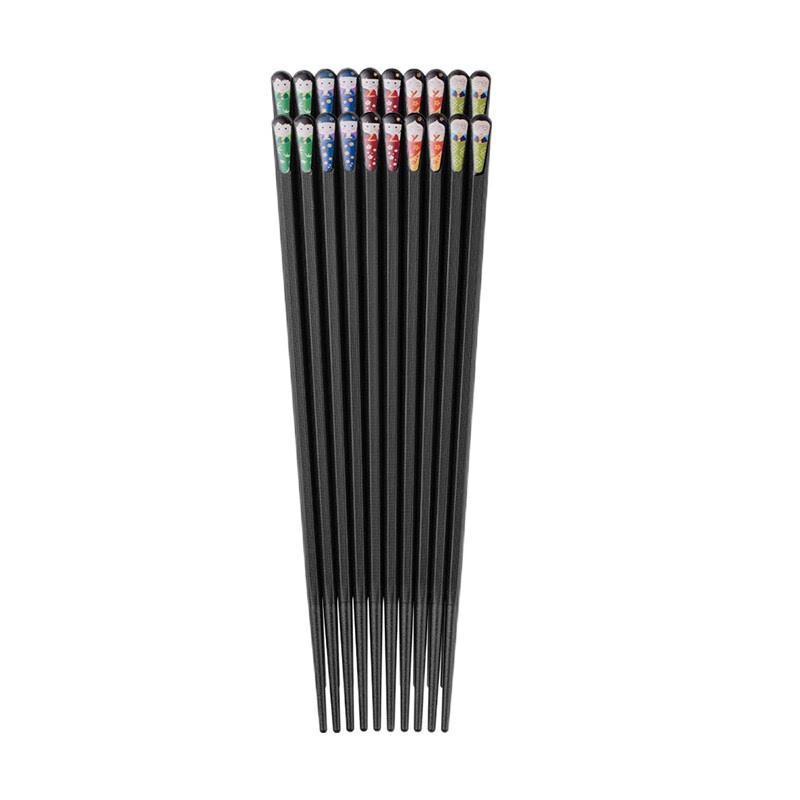 SUPOR Alloy Anti-Slip Chopsticks - 10 Pairs