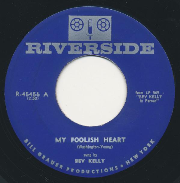 

7inch Record BEV KELLY - My Foolish Heart R45456 Riverside Recor 1960 US Jazz Used