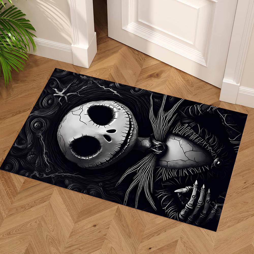 Jack Skellington Area Rug Perfect for Foyer Game Room Outdoor Study room Anti-slip Rug Anime Office Decor Perfect Gift for Friends & Family