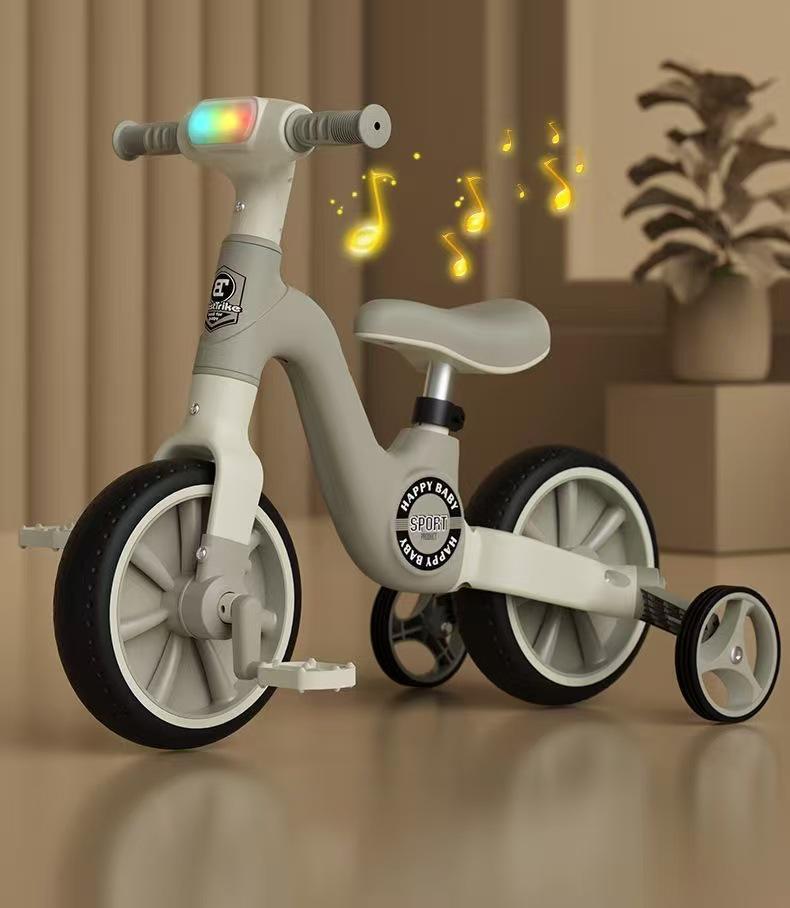 Children's 2-in-1 Balance & Pedal Bike: Unisex Tricycle Scooter for Ages 3+
