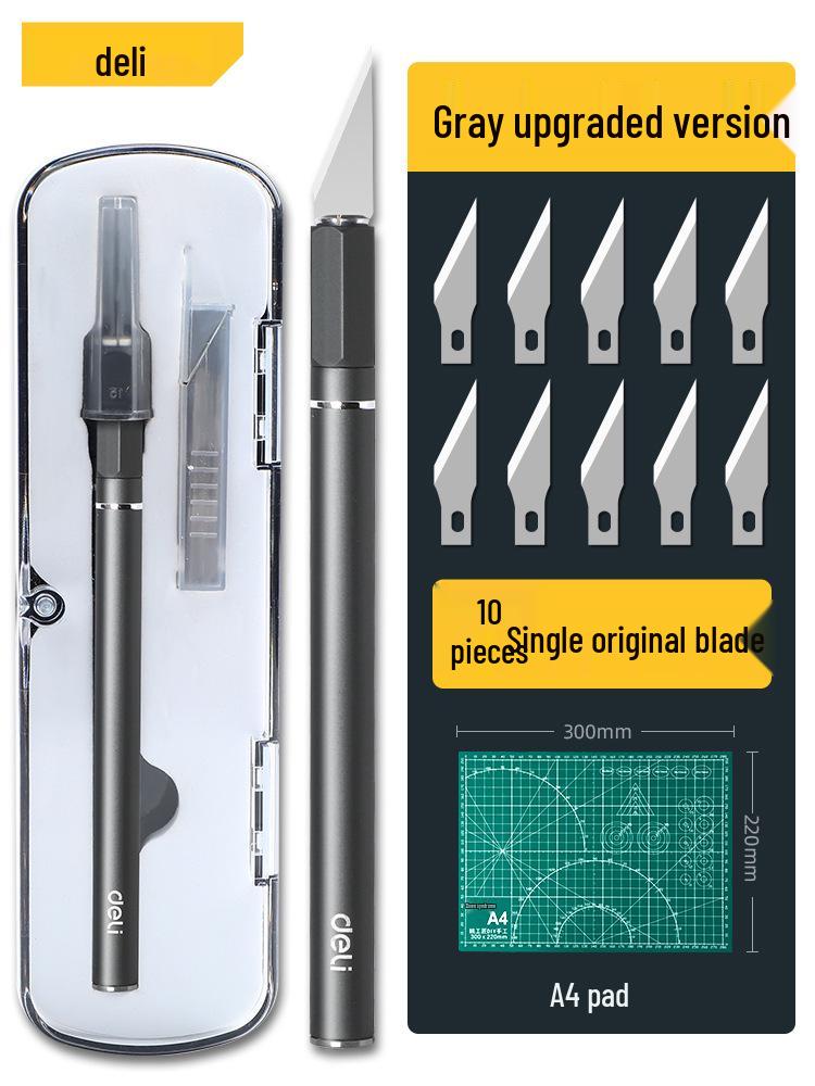 Deli Handmade Craft & Engraving Knife Set for Paper, Rubber Stamps, and Wood Carving.