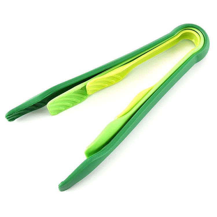 

3 шт./компл. силиконовые щипцы для еды, кухонные нескользящие зажимы для приготовления пищи, зажим для барбекю, инструменты для салата зелёный